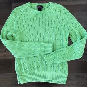 Brooks Brothers 346 Cotton Cable-Knit Sweater